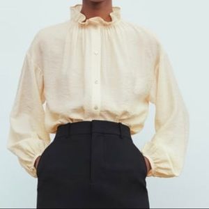 Butter Yellow Zara Blouse